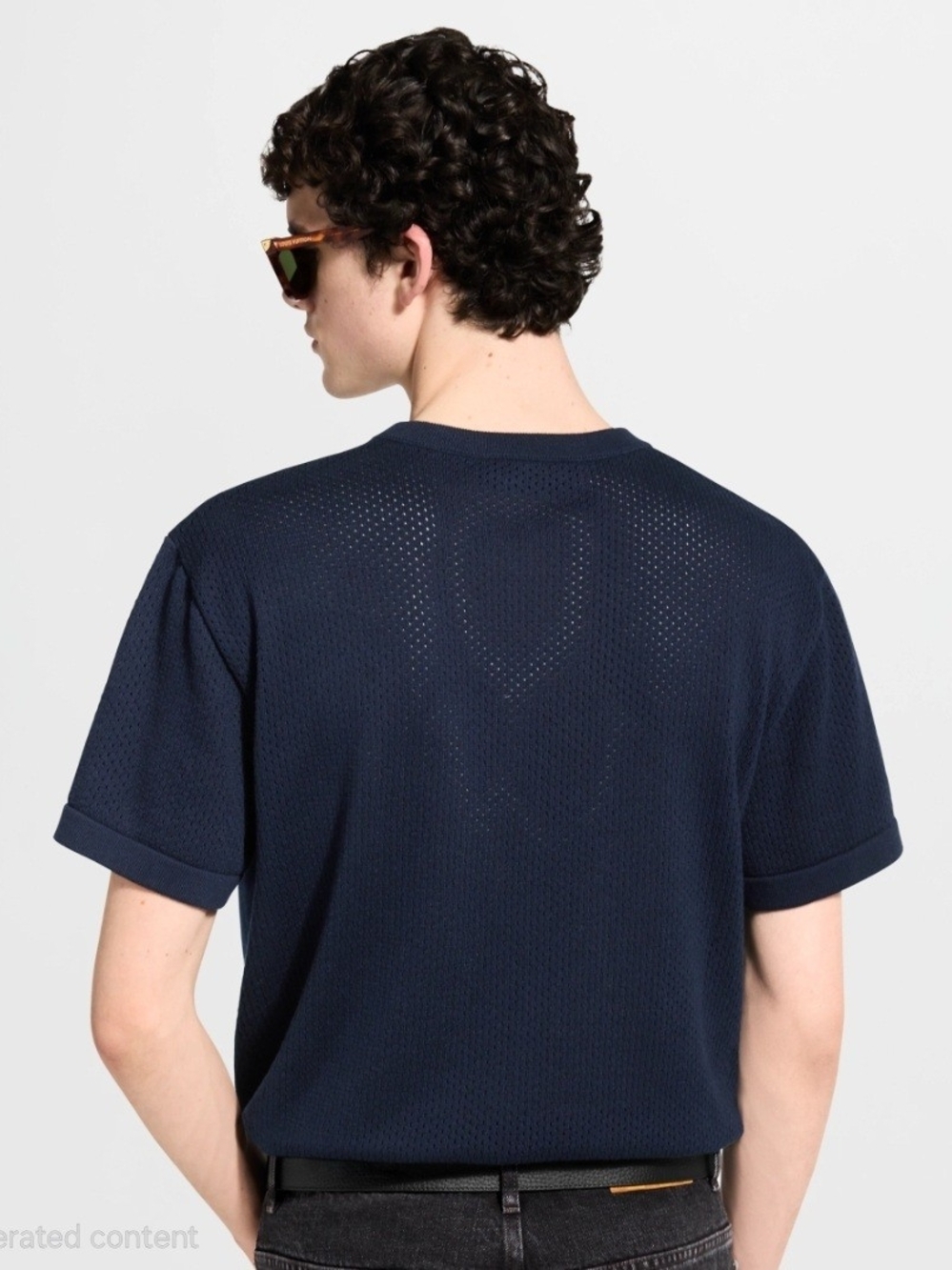 Louis Vuitton Crewneck Cashmere Cotton T-Shirt - Picture 3 of 16